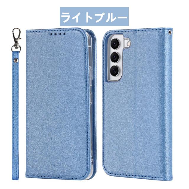 A&S iPhone 16pro ケース ライトブルー ストラップ付き iPhone